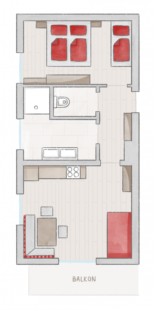 Nigglerhof Lesachtal Appartment Wipfelblick